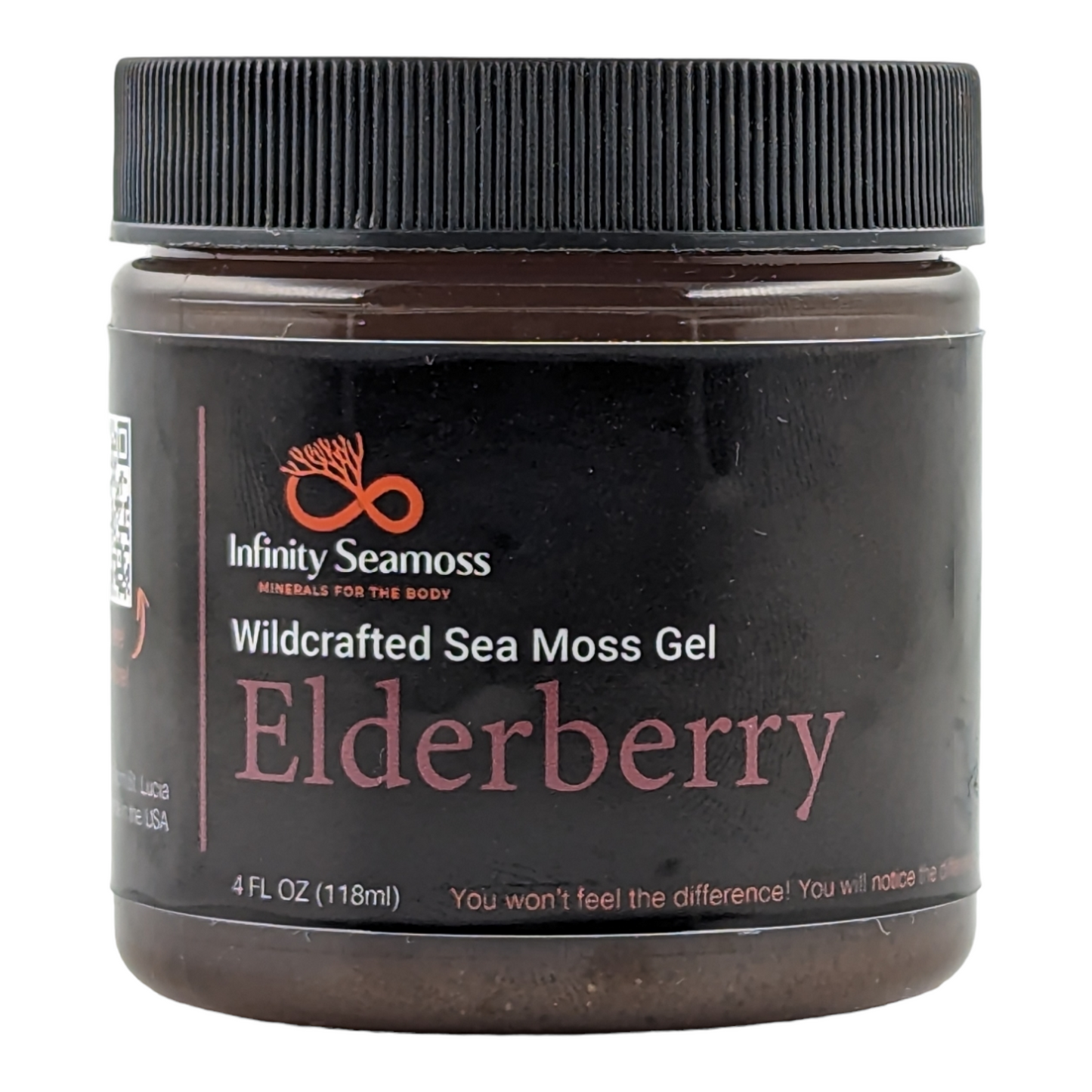 Sea Moss Gel + Elderberry | 4oz, 8oz, 16oz, 32oz | Infinity Seamoss