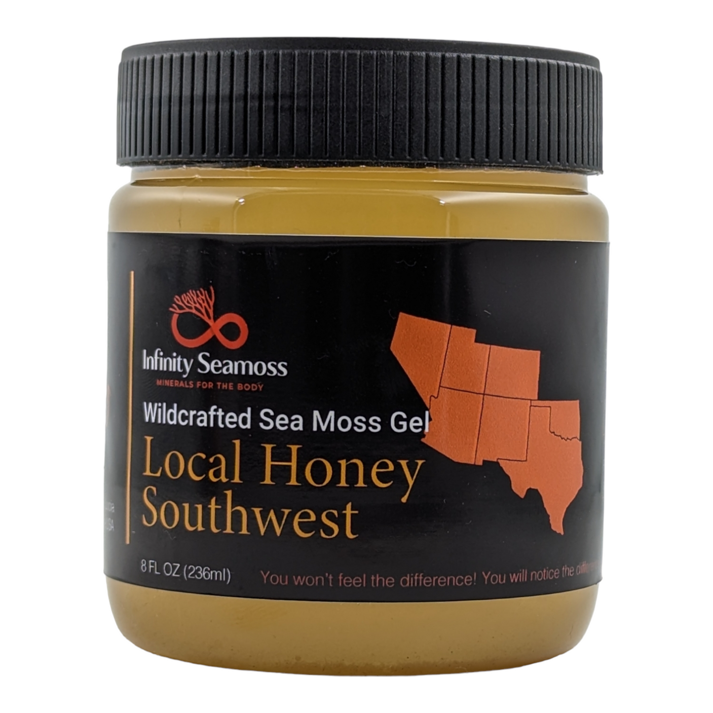 Sea Moss Gel + Southwest Local Honey | 4oz, 8oz, 16oz, 32oz | Infinity Seamoss
