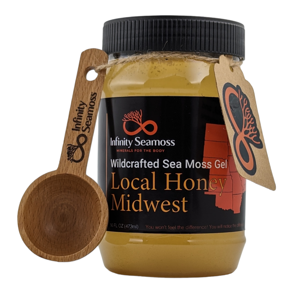 
                  
                    Sea Moss Gel + Midwest Local Honey
                  
                