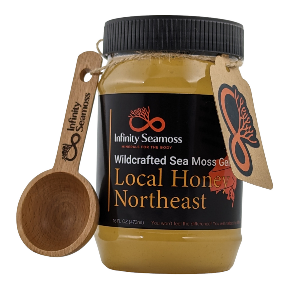 
                  
                    Sea Moss Gel + Northeast Local Honey
                  
                